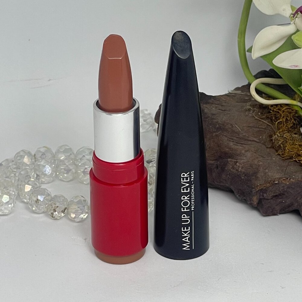 Make Up For Ever Rouge Artist Shine On Lipstick - 130 Jubilant Caramel - New
